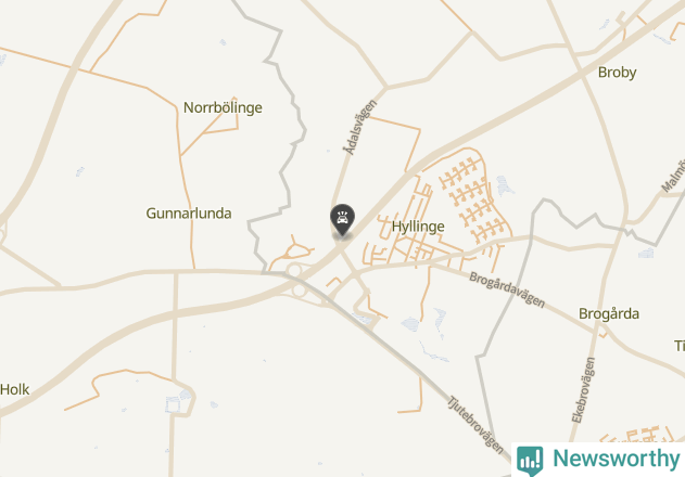 Karta över viltolyckor i Åstorps kommun