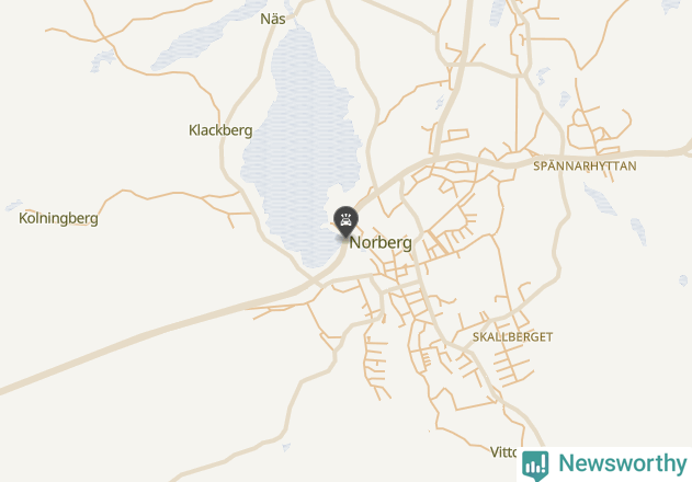 Karta över viltolyckor i Norbergs kommun