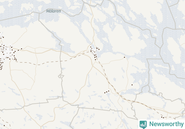 Karta över Strängnäs kommun