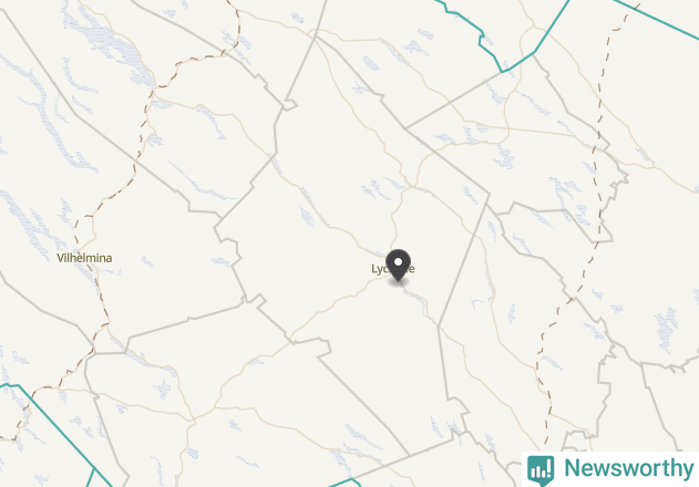 Karta över väderstationer i artikeln