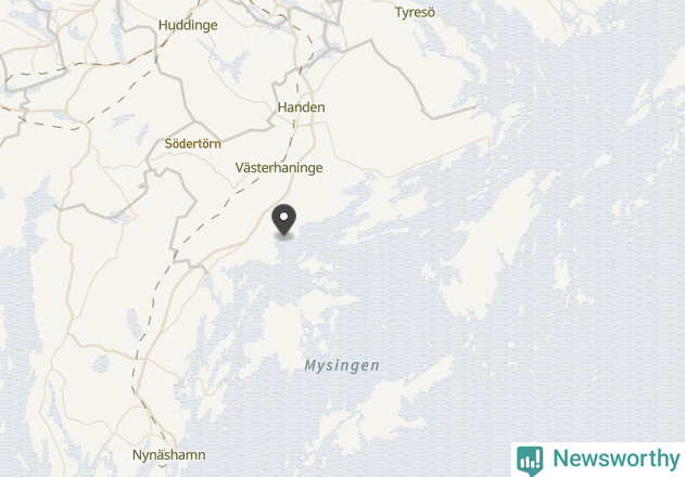 Karta över väderstationer i artikeln