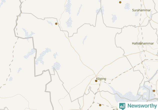 Karta över Köpings kommun