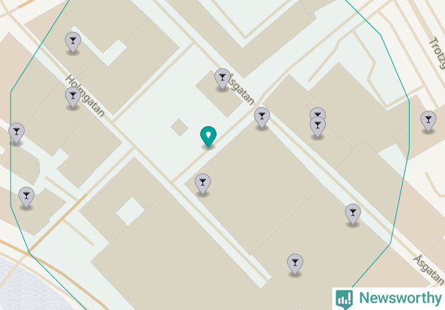 Karta över Falu kommun