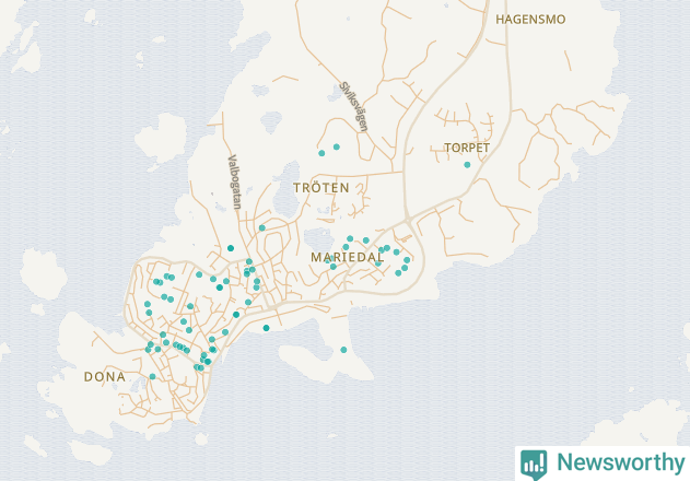 Karta över undefined