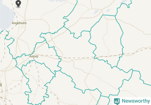 Karta över väderstationer i artikeln