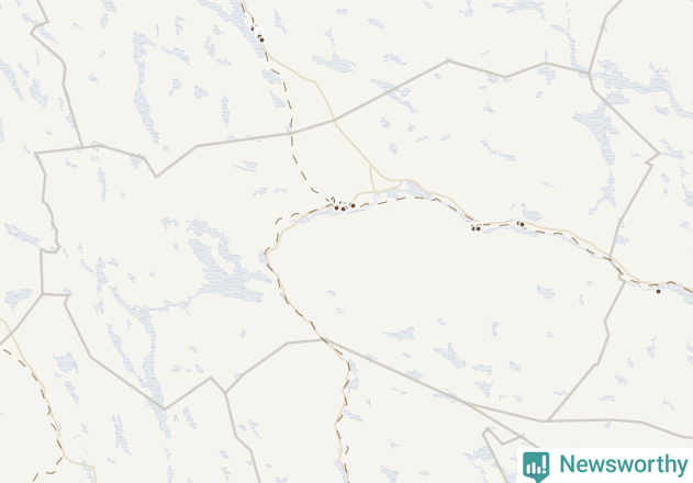 Karta över Ånge kommun