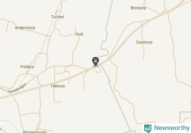 Karta över viltolyckor i Mariestads kommun