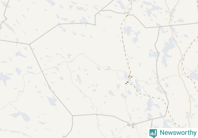 Karta över Ockelbo kommun