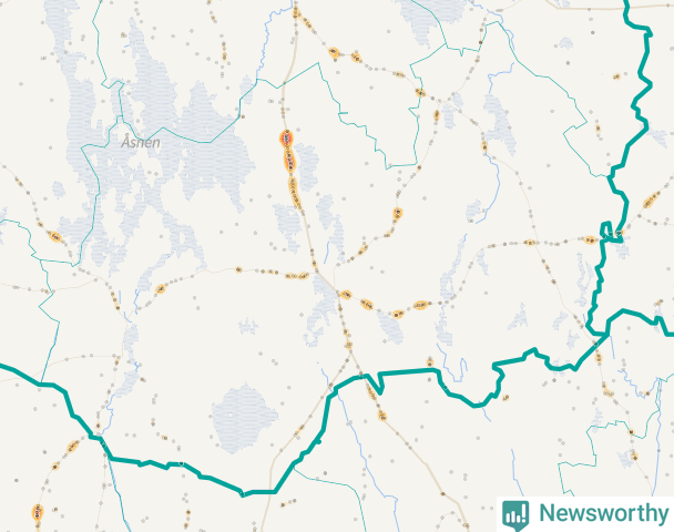 Karta över Tingsryds kommun