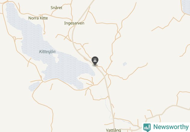 Karta över viltolyckor i Nordanstigs kommun