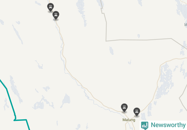 Karta över viltolyckor i Malung-Sälens kommun