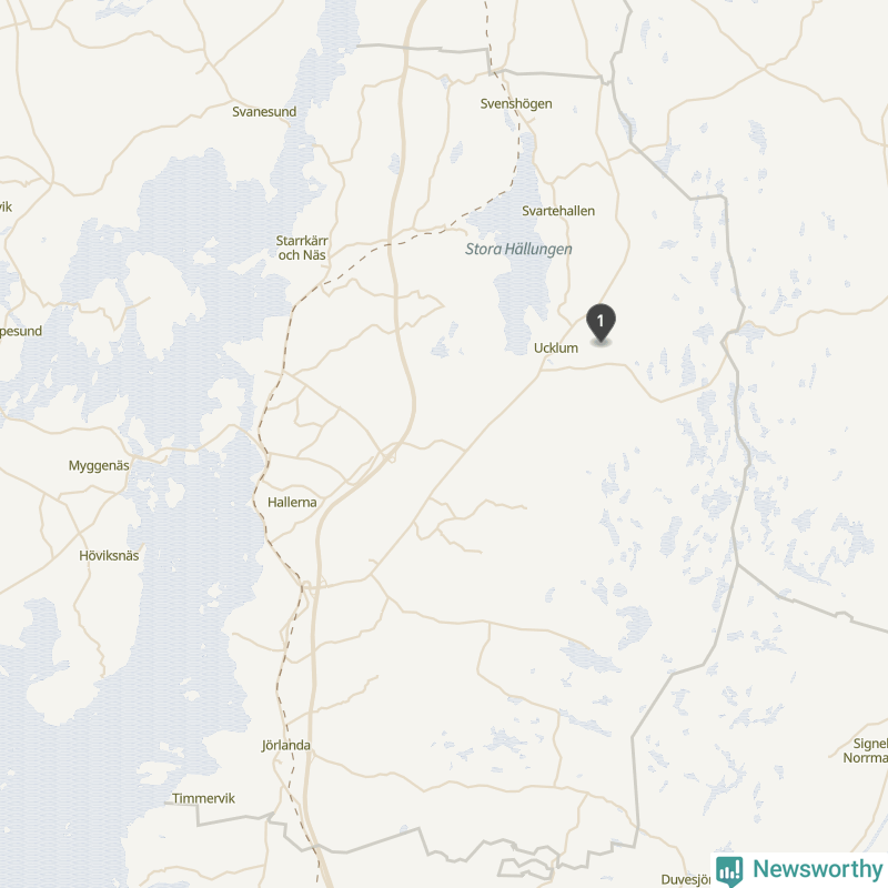 Karta över Stenungsunds kommun