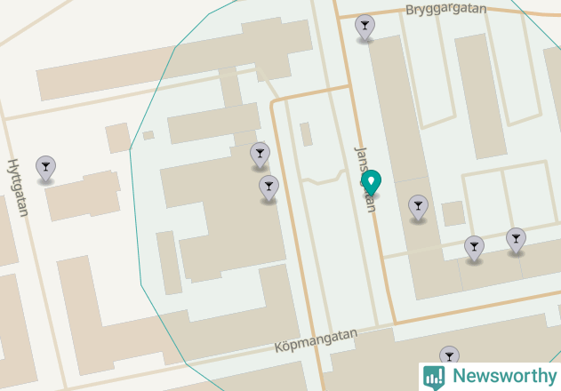 Karta över Sandvikens kommun