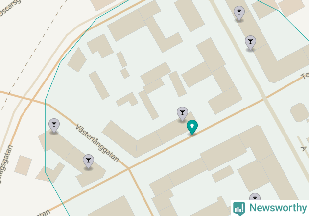 Karta över Åmåls kommun