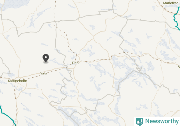 Karta över väderstationer i artikeln