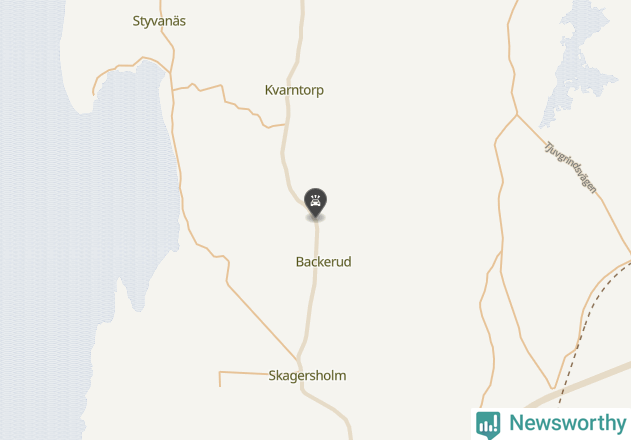 Karta över viltolyckor i Laxå kommun