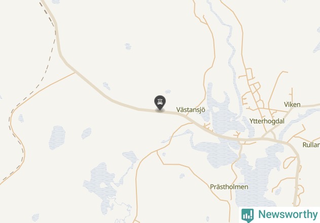 Karta över viltolyckor i Härjedalens kommun