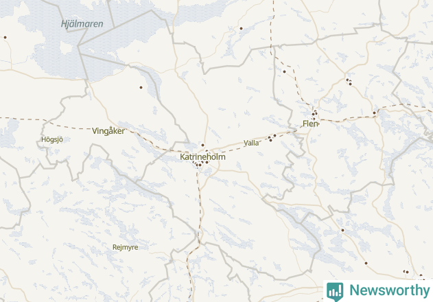 Karta över Katrineholms kommun