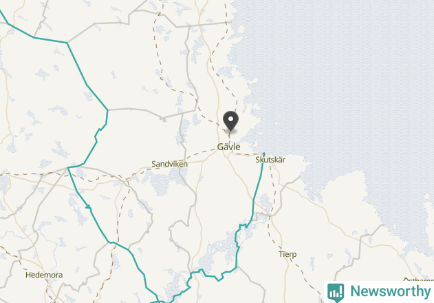 Karta över väderstationer i artikeln