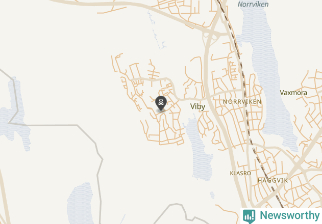 Karta över viltolyckor i Sollentuna kommun