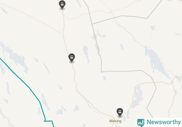 Karta över viltolyckor i Malung-Sälens kommun