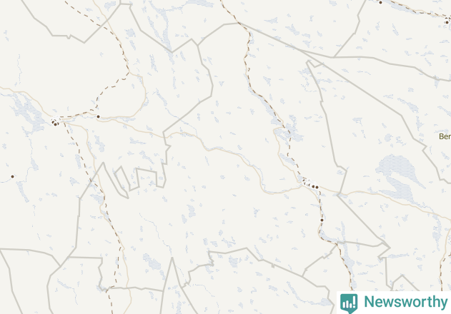 Karta över Ljusdals kommun