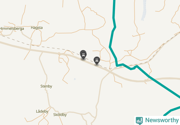 Karta över viltolyckor i Kungsörs kommun