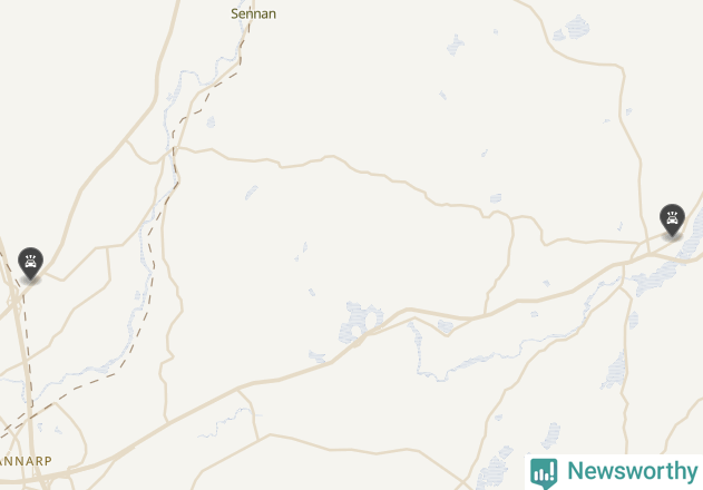 Karta över Halmstads kommun