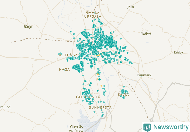 Karta över undefined