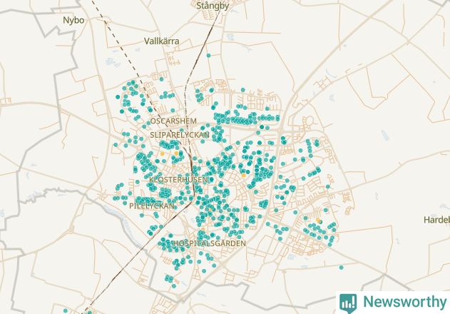 Karta över undefined