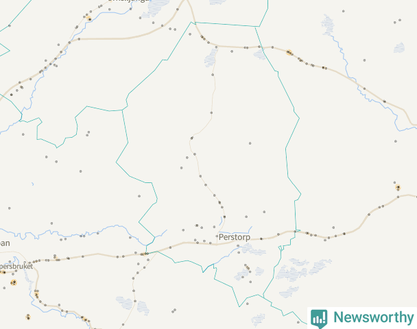 Karta över Perstorps kommun