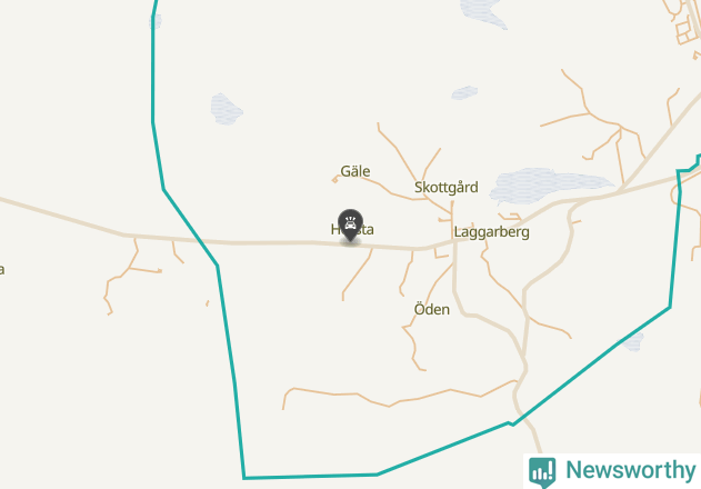 Karta över viltolyckor i Timrå kommun