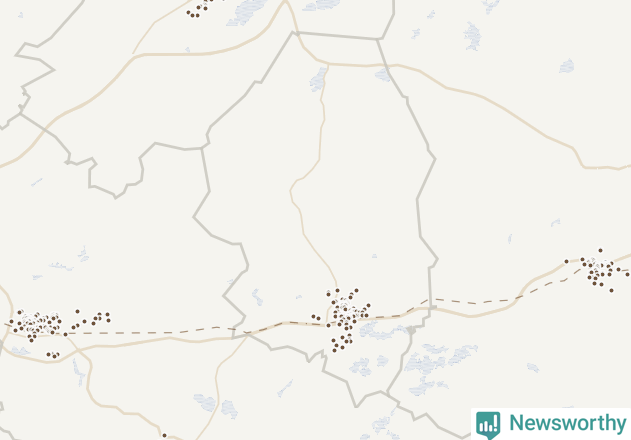 Karta över Perstorps kommun