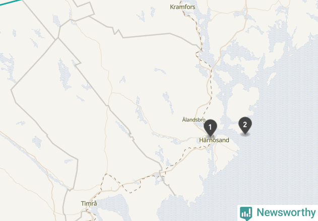 Karta över väderstationer i artikeln