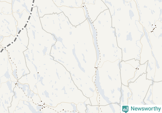 Karta över Sunne kommun