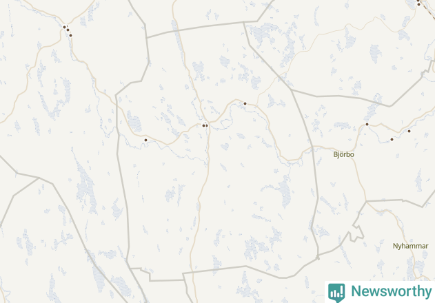 Karta över Vansbro kommun