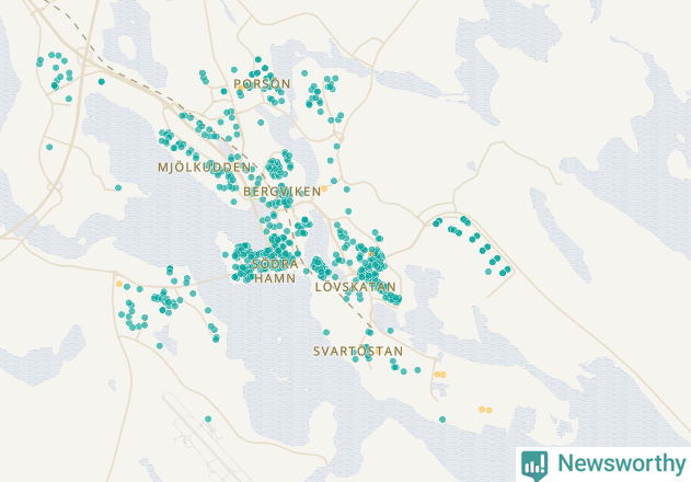 Karta över undefined