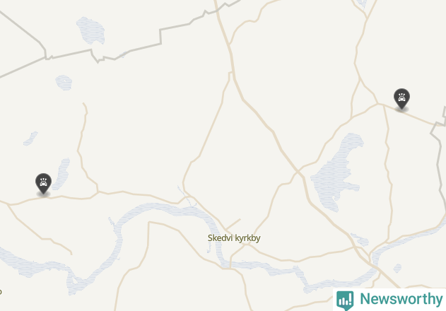 Karta över viltolyckor i Säters kommun