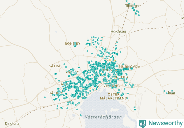 Karta över undefined