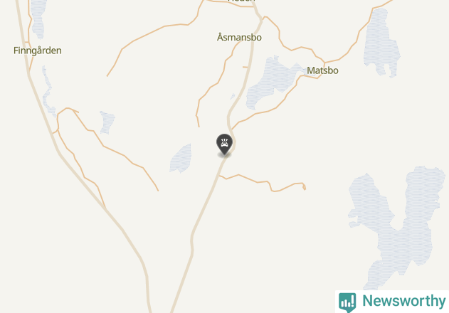 Karta över viltolyckor i Smedjebackens kommun