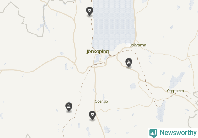 Karta över Jönköpings kommun