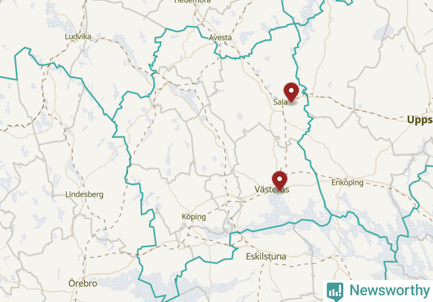 Karta över väderstationer