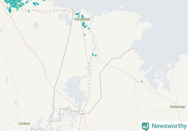 Karta över Älvkarleby kommun