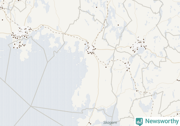 Karta över Kristinehamns kommun