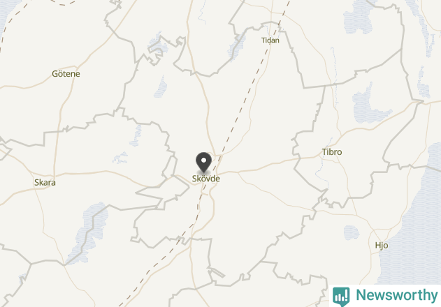 Karta över väderstationer i artikeln