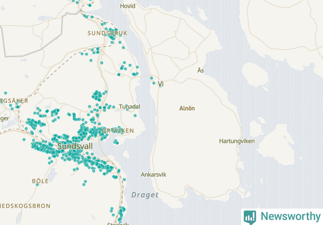Karta över undefined
