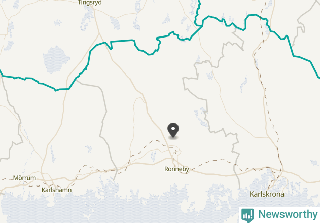 Karta över väderstationer i artikeln