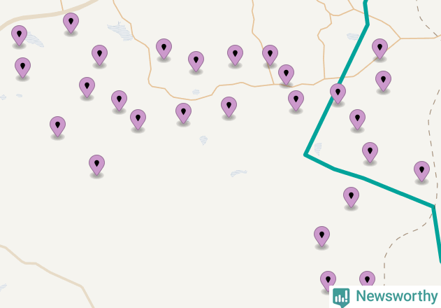 Karta över vindkraftverk i Dalarnas län