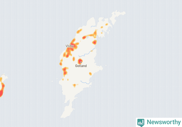 Karta över Gotlands kommun