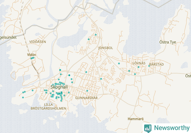 Karta över undefined